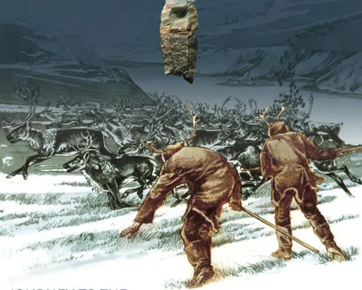 Front cover to the book Journey to the Ice Age