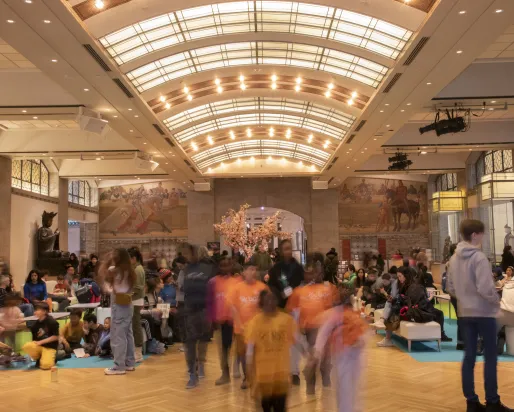Visitors at ROM for Free Main Floor