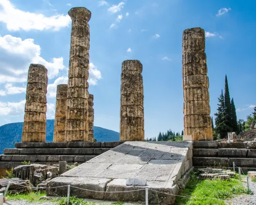 Greece Delphi Temple of Apollo. © Paul Vaculik 2016