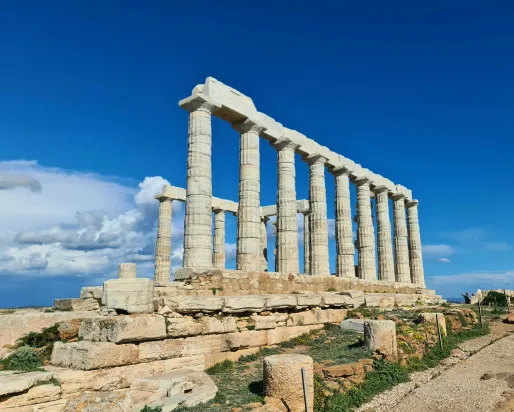 Temple of Poseidon, Sounion, Greece © Greece Newstart, 2023.