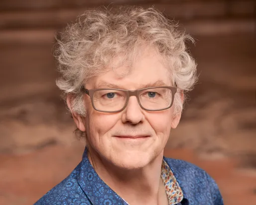 Ian Morrison, a Technician for Vertebrate Fossils, in the department of Collections & Research