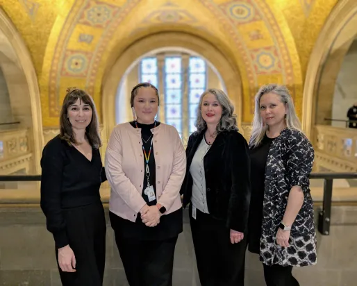 L-R: Melissa Jean Scott, Leslie McCue, Vanessa Jorda, Vanessa Jorda, and Heidi Sobol.