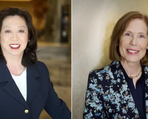 Yoke Chung (left) and Jennifer Wild (right)