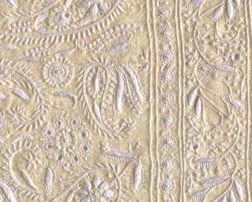 Embroidery textile sample