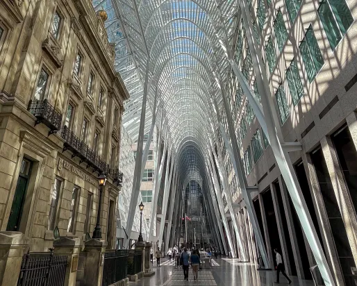 Allen Lambert Galleria, Brookfield Place, Toronto.