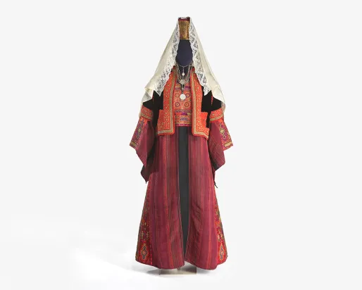 Bridal ensemble, 1910 – 1930, Bethlehem, Palestine