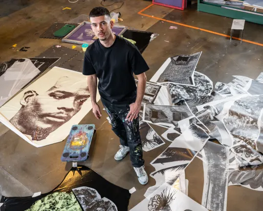 artist Raphaël Barontini