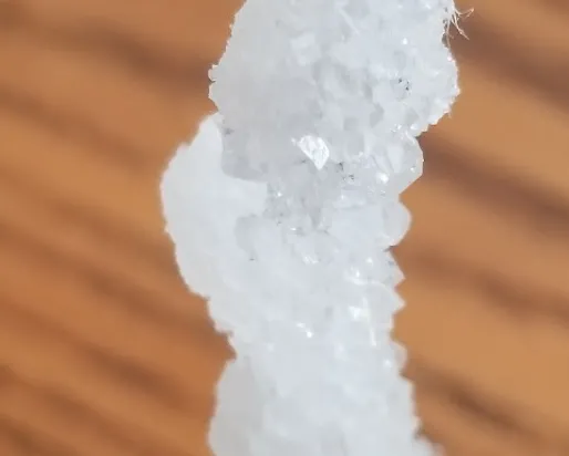 White sugar crystals
