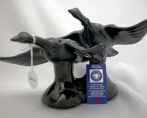 model of geese in flight
