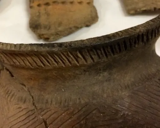 Huron pottery from ROM's New World Archaeology collection
