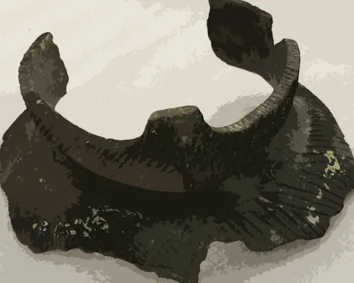 17th-century Huron pot
