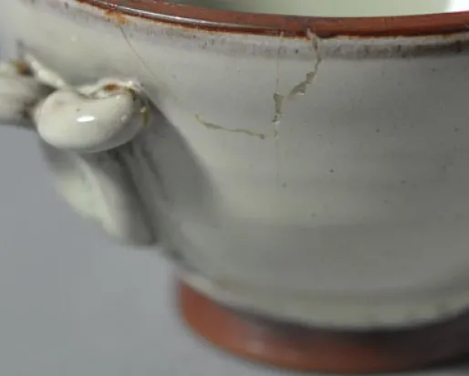 detail of a ceramic cup
