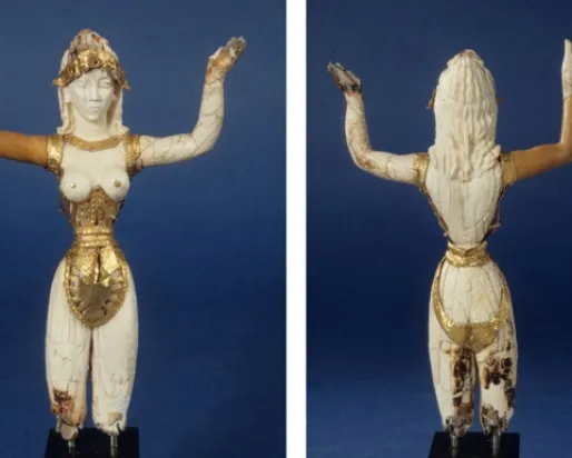 La déesse "minoenne" en ivoire ROM, 1991
