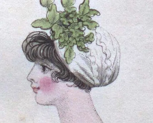 Three headdresses, 1801
