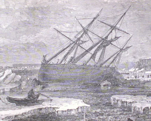 The ship 'Fox' foundered on a rock off Buchan Island
