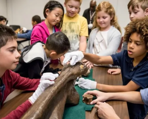 ROMKids hands-on experience in a classroom.
