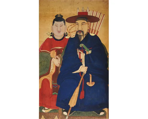 Painting of God and Goddess of Smallpox