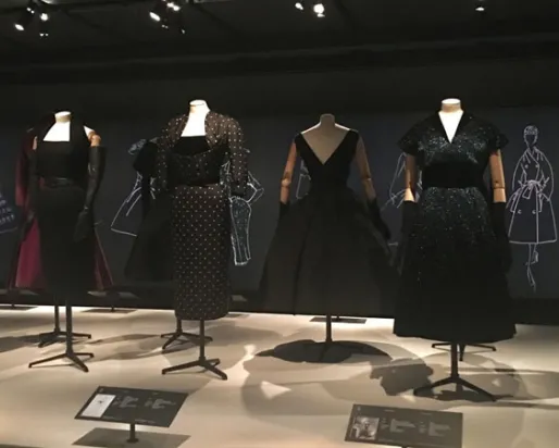 Recreating a Dior dress at the design exchange.
