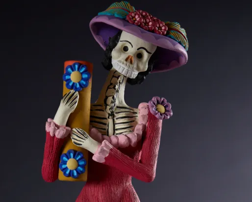 Image Credit: Calaca figurine. © Field Museum, Michelle Kuo.
Image Credit: Calaca figurine. © Field Museum, Michelle Kuo.