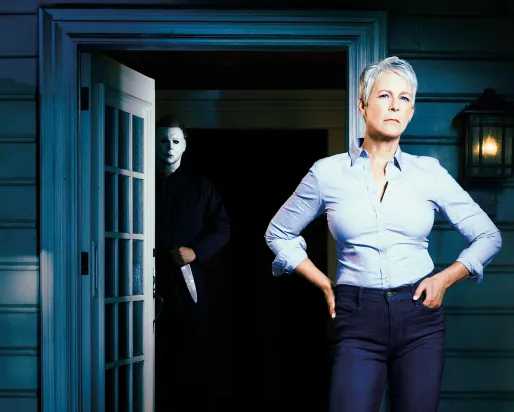 Jamie Lee Curtis in Halloweentown.