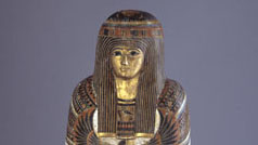 Detail of mummy Djedmaatesankh in ROM's collection