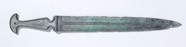 ROM #938.35, the dagger of Marduk-shapik-zeri, 43.6 cm long (ROM Photography)