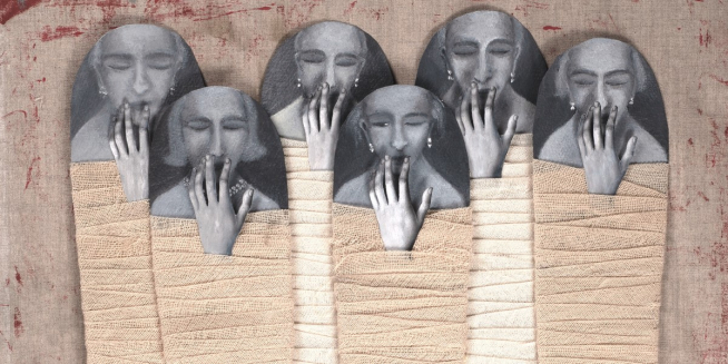 Huda Lutfi - Hand of Silence Detail