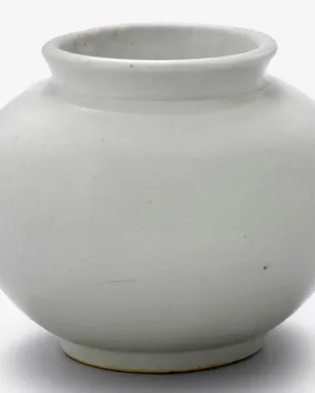 white porcelain jar