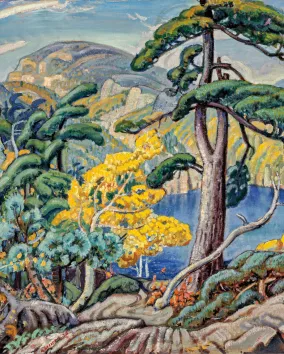 Arthur Lismer (1885-1945), Bright Land (1938). Oil on canvas. Gift of Colonel R. S. McLaughlin. McMichael Canadian Art Collection, 1868.7.9.