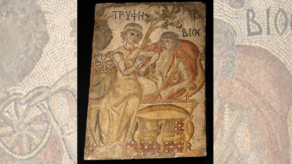 Magnificent floor mosaics demonstrate the Roman appreciation for extravagant living.