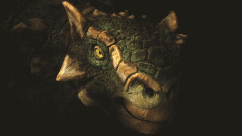 Close-up Image of Zuul on dark background