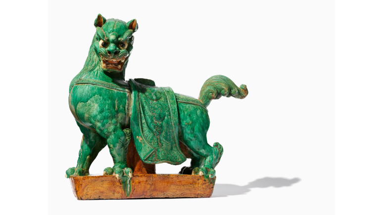 Lion candleholder. Made and used in China, 1400s – mid-1600s Photo © ROM 