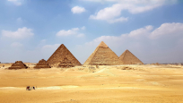 Pyramids of Giza, Egypt.  Photo Credit: Osama Elsayed, Unsplash.com
