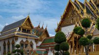 Le Grand Palace de Bangkok en Thaïlande. © Wally Yang, 2023.