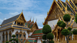Le Grand Palace de Bangkok en Thaïlande. © Wally Yang, 2023.