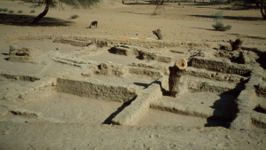 Excavation scene at Meroe, Sudan, Africa, 2001.
