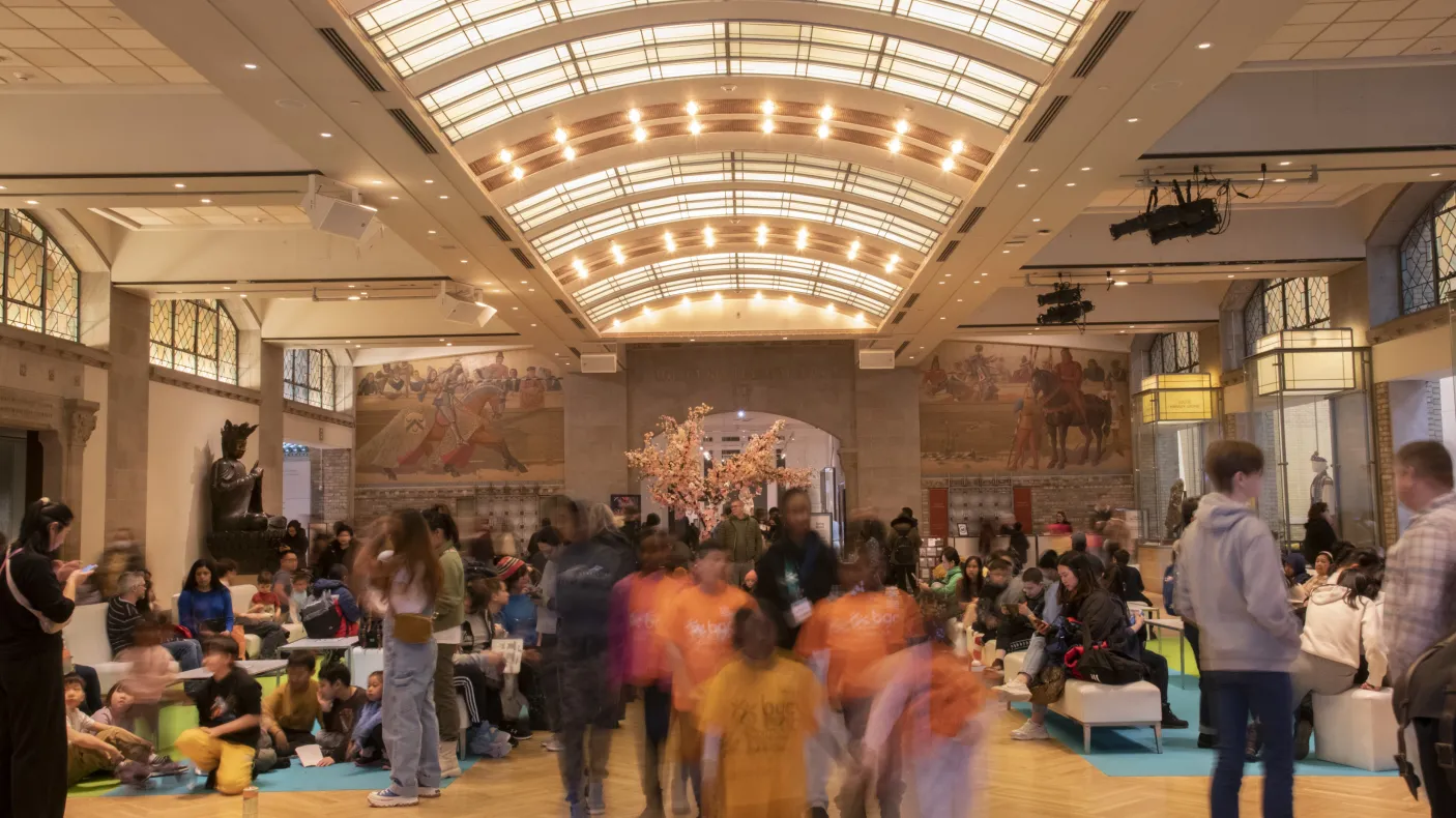 Visitors at ROM for Free Main Floor