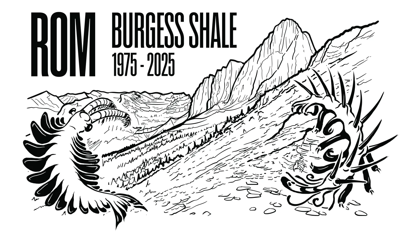 Burgess Shale 50th Anniversary Logo