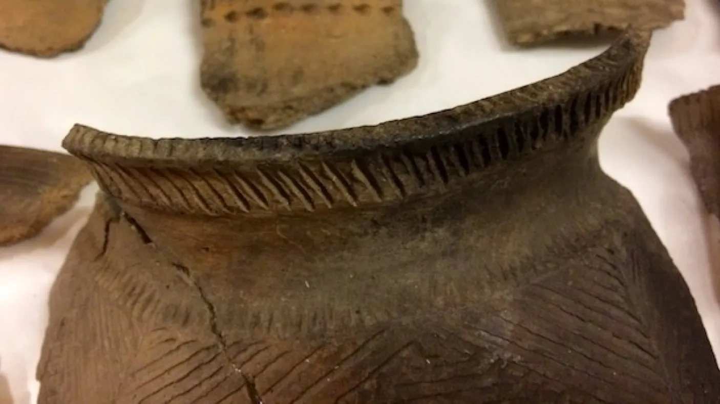 Huron pottery from ROM's New World Archaeology collection
