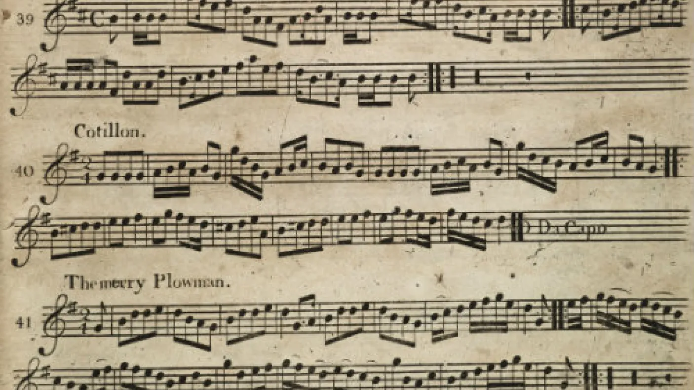 European Music Book. Detail. 1835.
