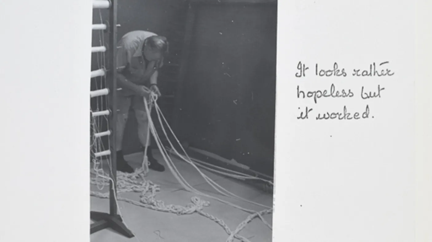 "It looks rather hopeless but it worked."
