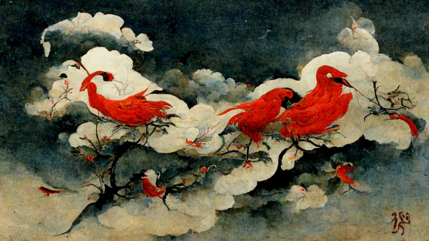 An image generated by the artificial intelligence program Midjourney