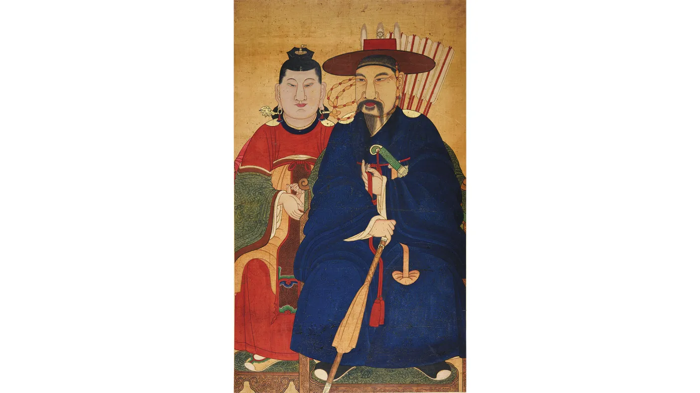 Painting of God and Goddess of Smallpox