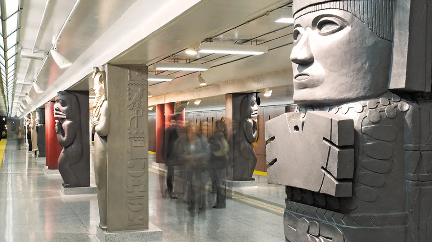 Image of subway station