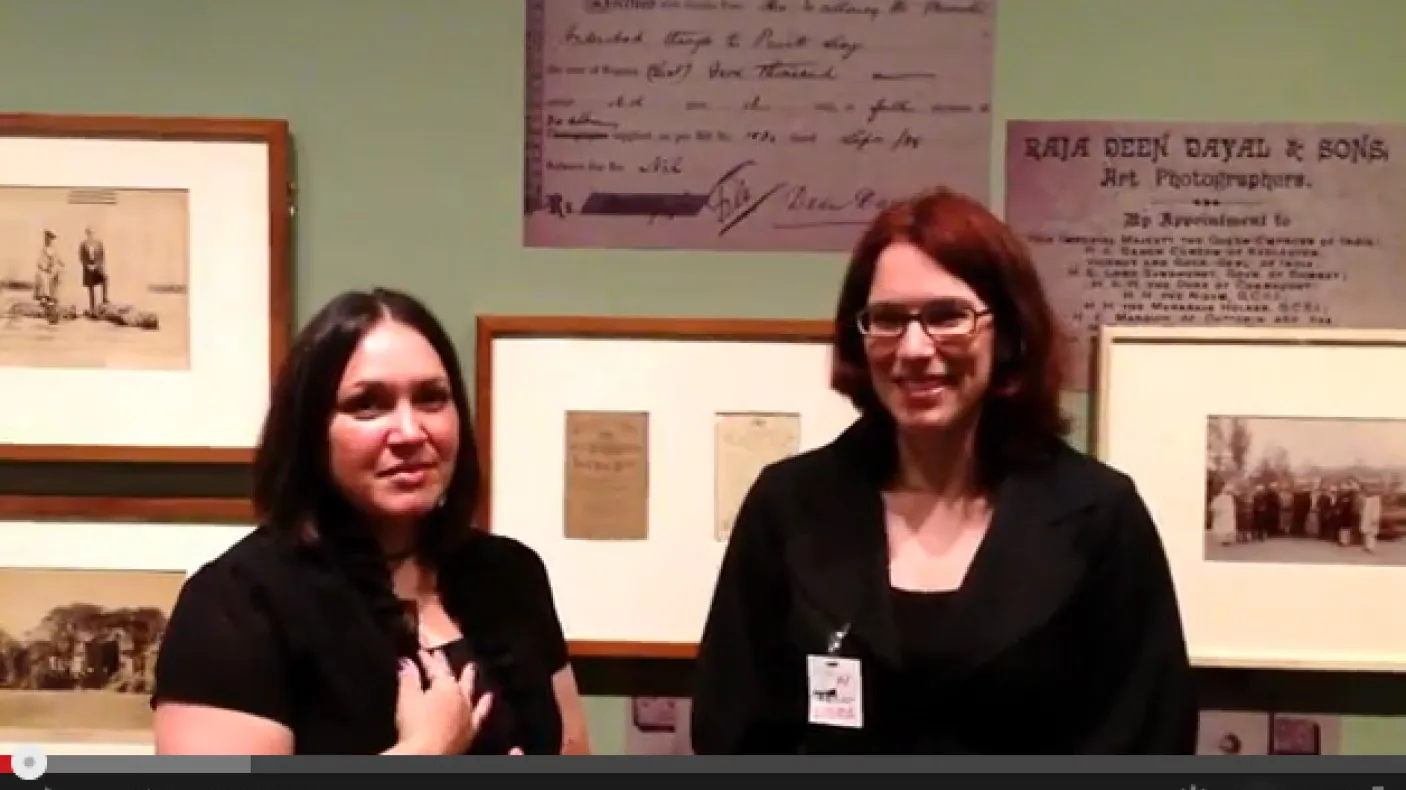 Curators in conversation: Dr. Deepali Dewan & Dr. Deborah Hutton discuss work on the Dayal exhibit.
