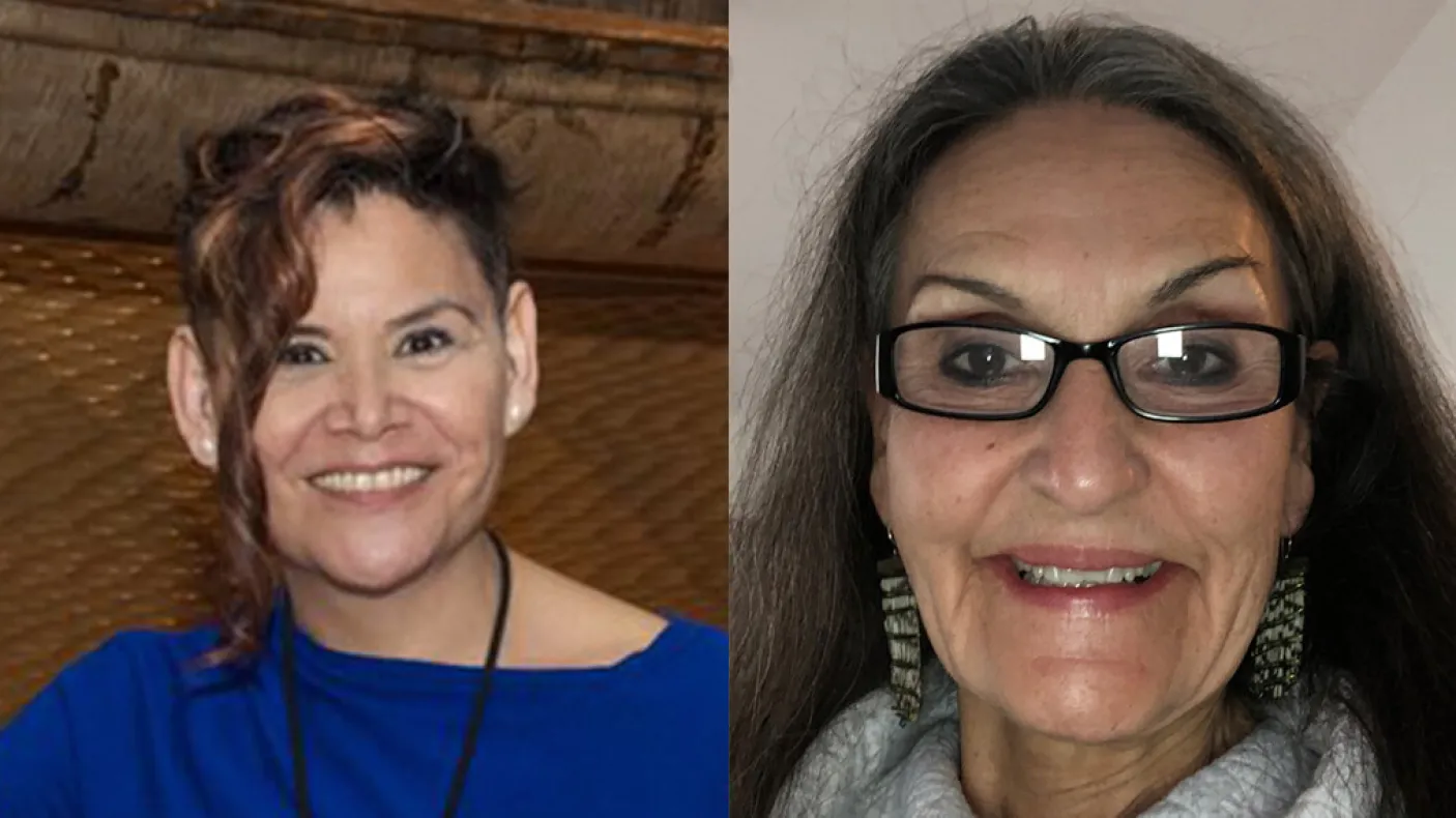 J'net AyAy Qwa Yak Sheelth and Louise Profeit-LeBlanc
