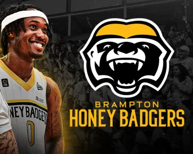 2 players from Brampton Honey Badgers basketball team