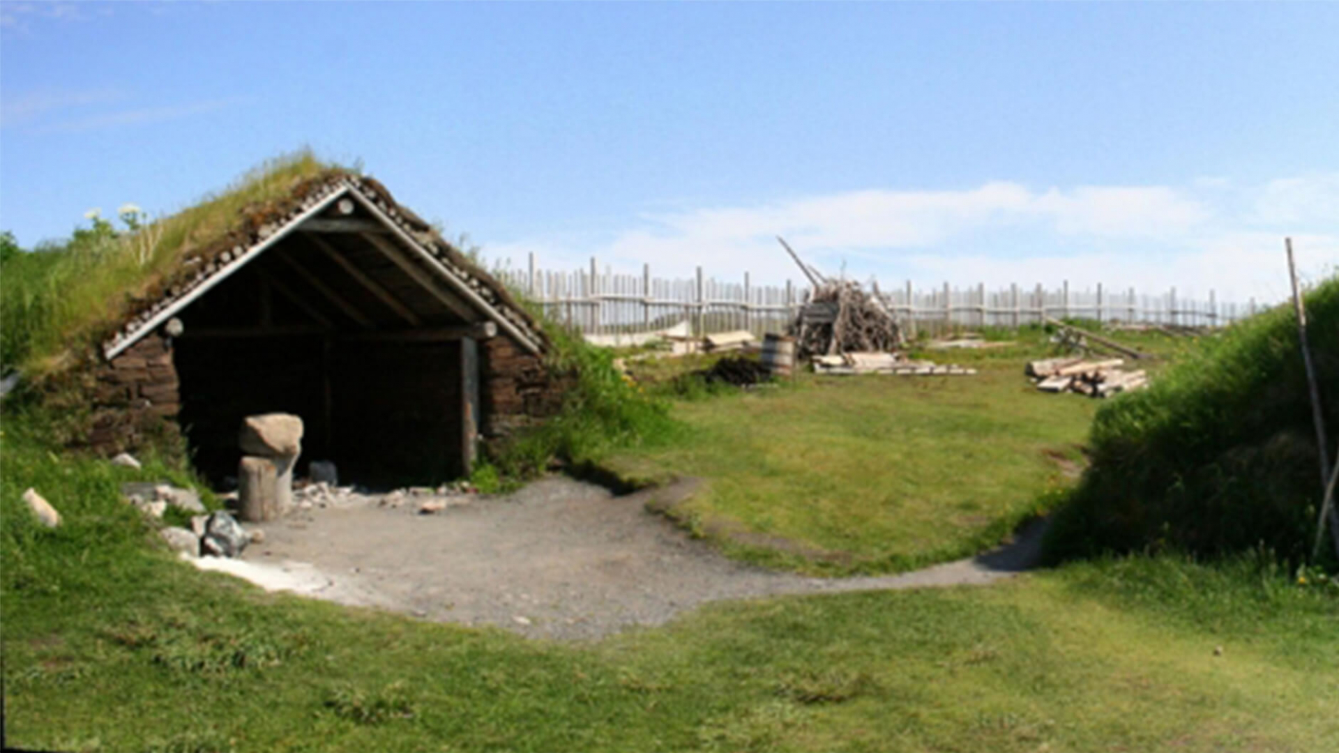 Shelter at L’Anse aux Meadows.