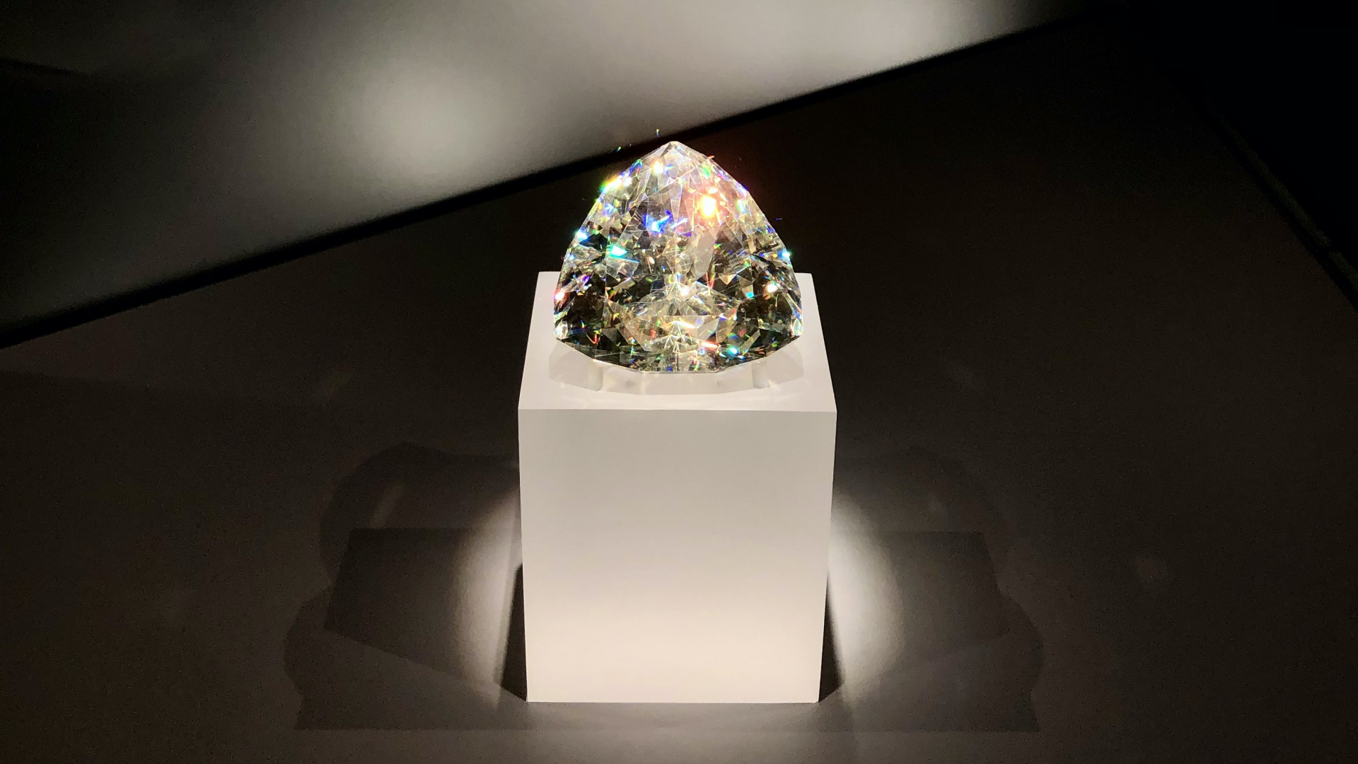 Rare cerussite gem on display called the Light of the Desert
