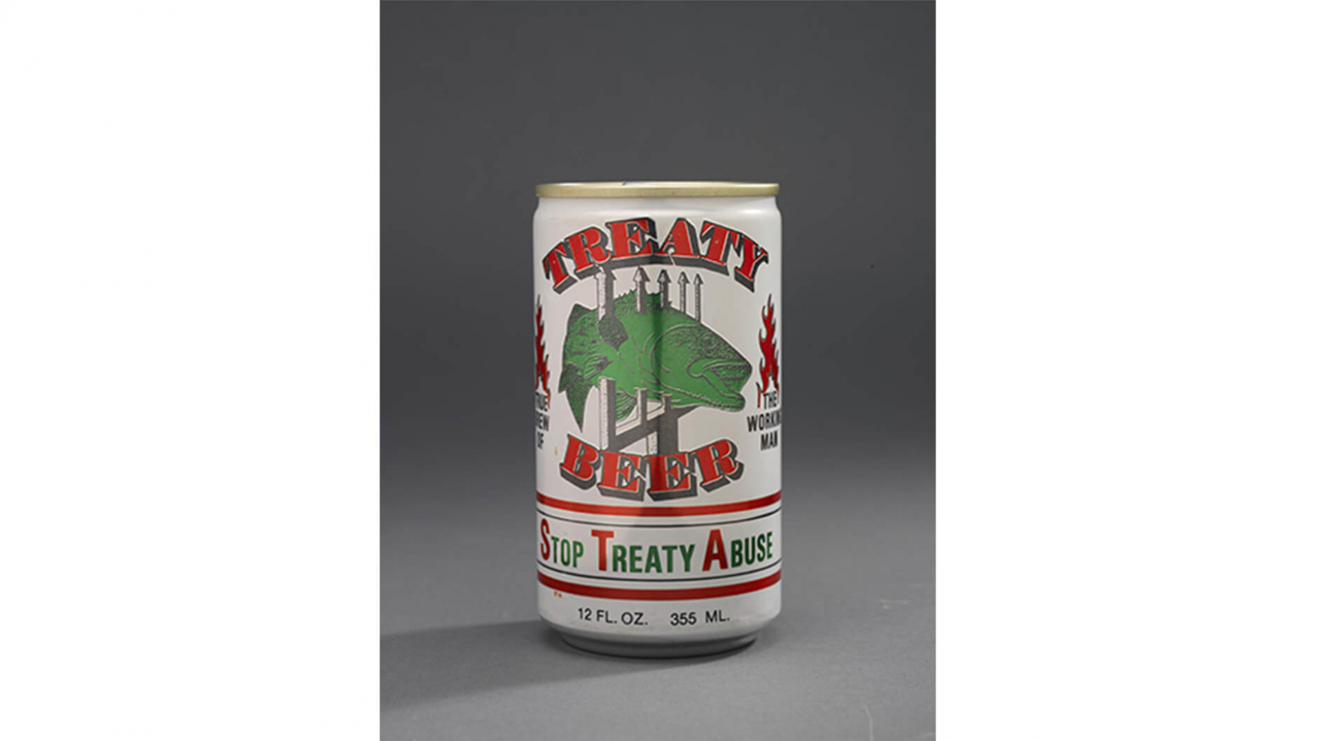 Treaty Beer can.